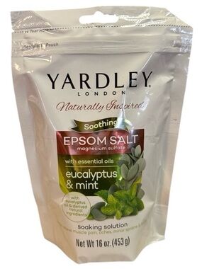 Yardley London Naturally Inspired Soothing Epsom Salt in Eucalyptus Mint Scent